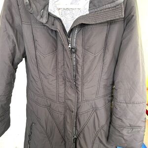 Armani Jeans Women's Black Puffer Coat